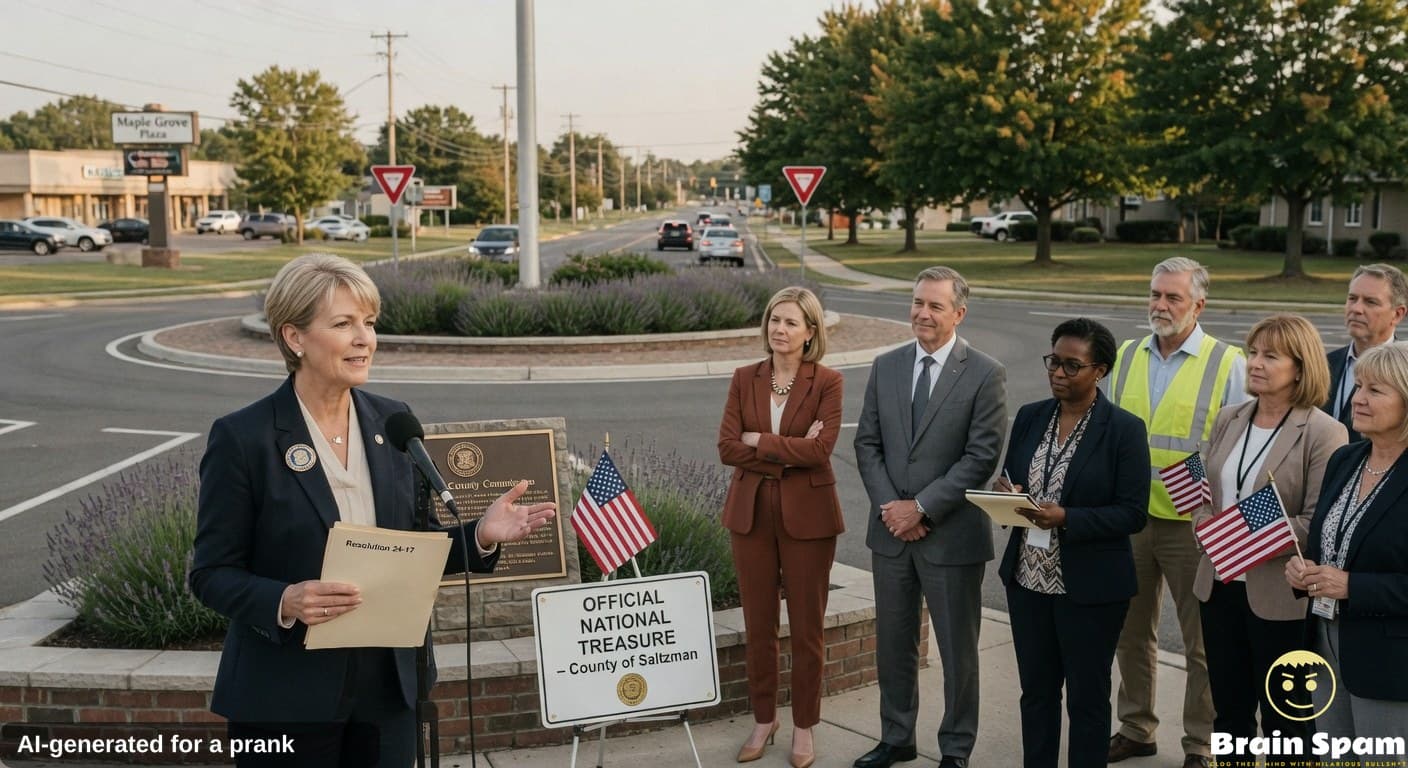 County Commissioner Declares Local Roundabout A National Treasure In Routine Vote